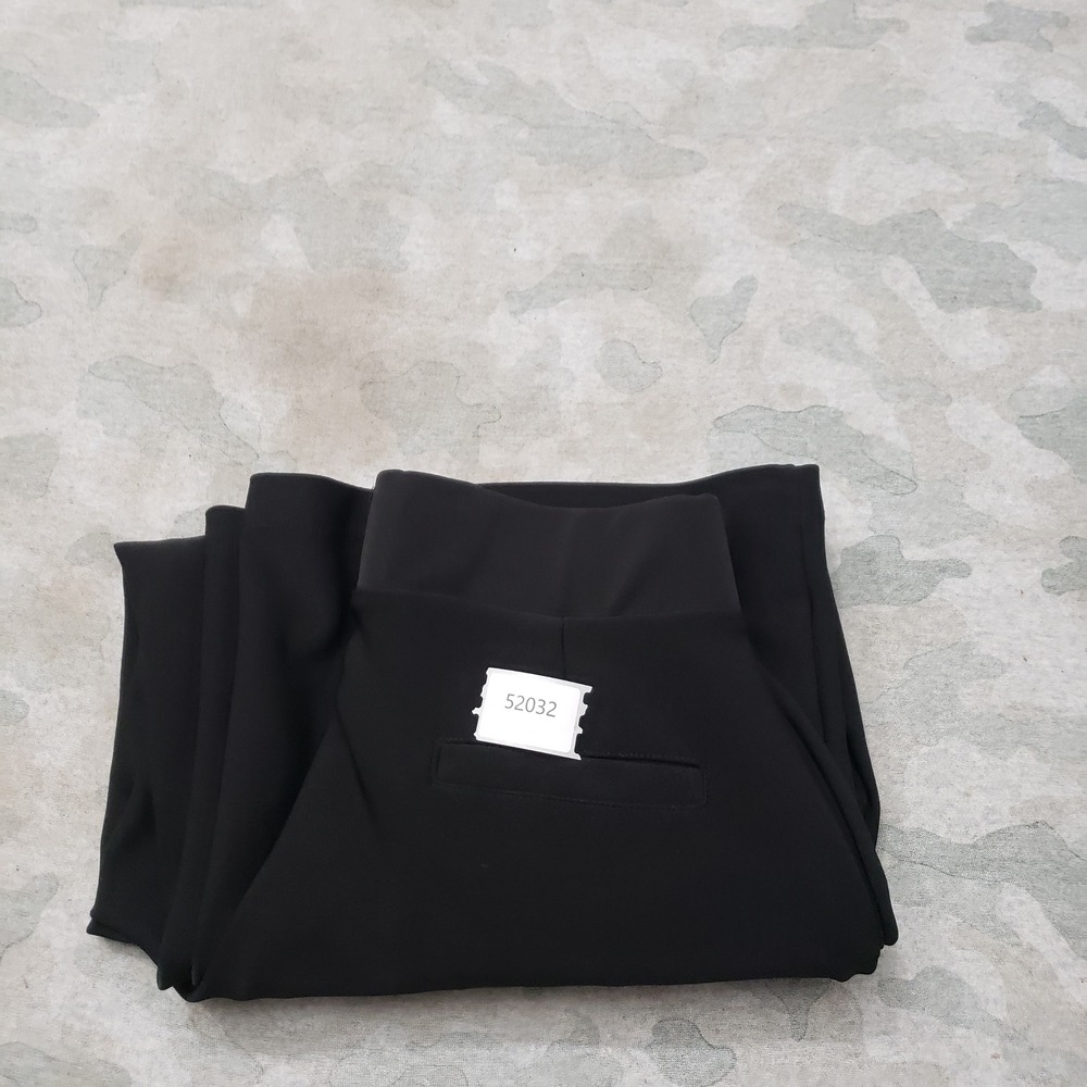 Chrome Riot Pants Women Small Black Wide Leg Pleated Pull On - Picture 10 of 10